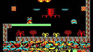 Pandemonium by Superior Software on the Acorn Electron
