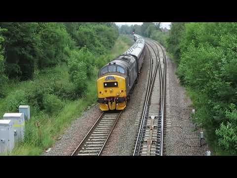DRS 37422 T&T 37423 - 1Z39 'Sinfin Syphons' in Sinfin at Peartree, 03/07/21.