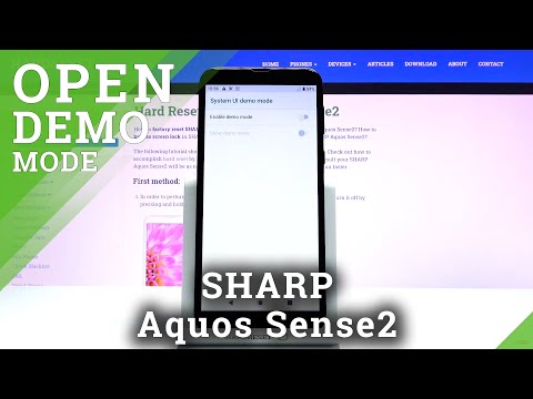 How to Enter Demo Mode in SHARP Aquos Sense2 – Demo Mode Settings