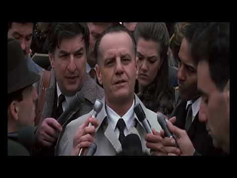 Hoffa 1992 -Clip- 'Hoffa with the press & off to serve a BS sentence'