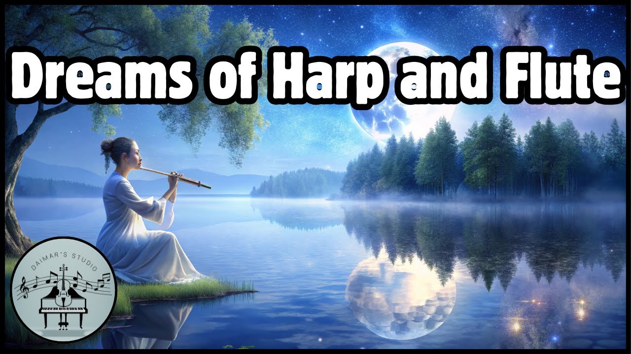 Dreams of Harp and Flute Relaxing Instrumental Music (1 Hour)
