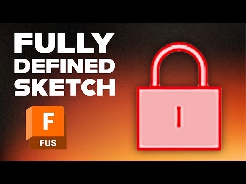 Fusion 360: How to Fully Constrain Sketches with Constraints, Dimensions, and Angles