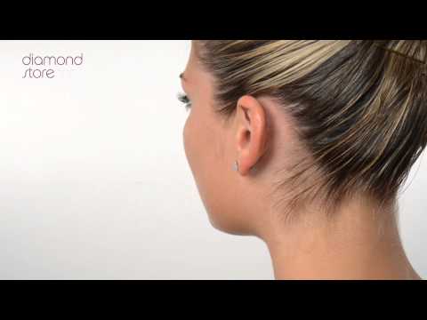 H4459 - 9K Gold 0.50CT Diamond Cluster Earrings