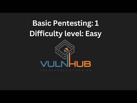 Basic Pentesting — 1 VulnHub Walkthrough (Full Ethical Hacking Guide)