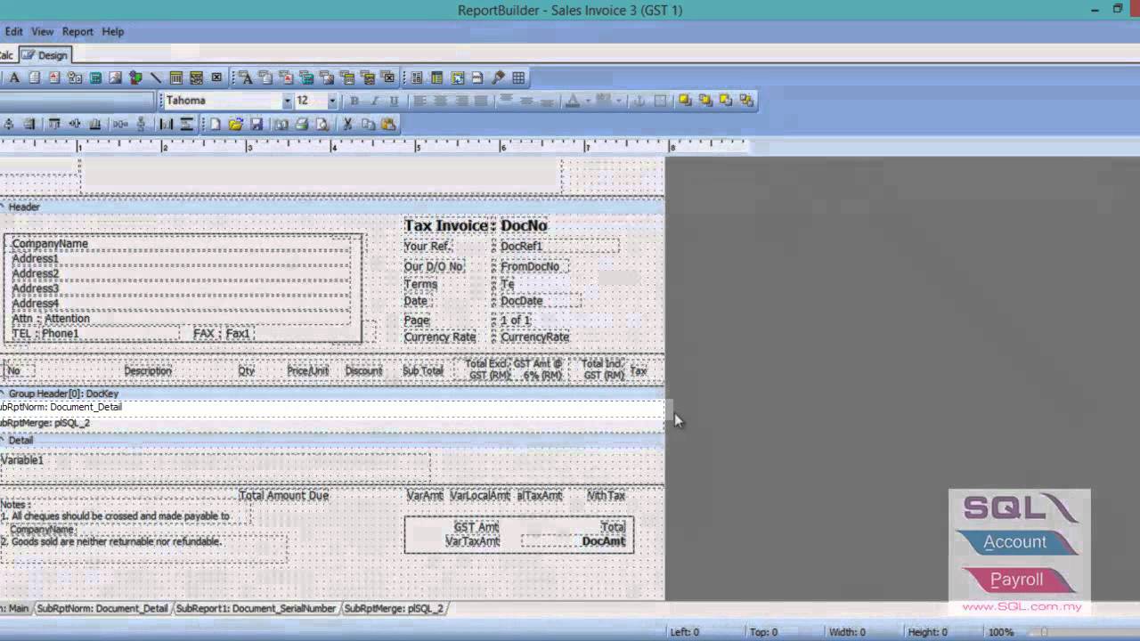 Customize Report Builder