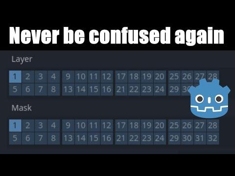 Godot Collision masks and layers: An idiot's guide