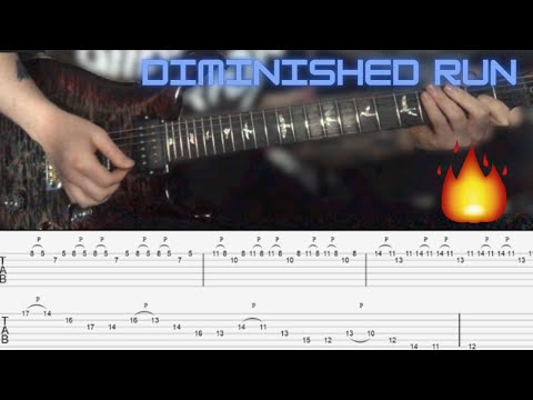 Epic Diminished Arpeggio Lick-With TABs