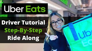Uber Eats Driver | How To Tutorial Step-By-Step Ride Along