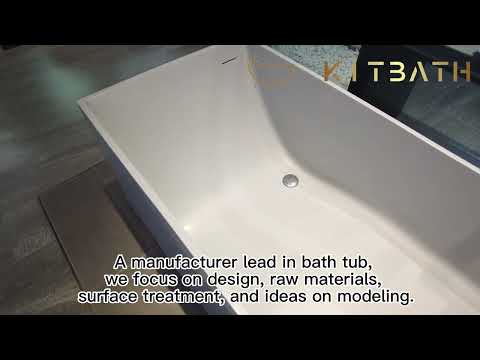 KBb-19 Comfortable Freestanding Bathtub Modern Free Standing Soaking Tubs