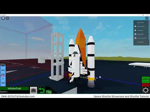 OAK-SCOUT| Roblox Plane Crazy Space Shuttle Showcase and Mini Tutorial