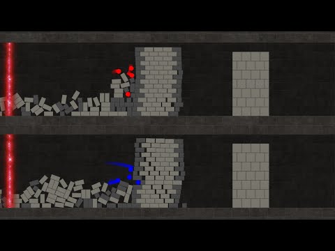 Destroy and Move Forward - Marble Race in Algodoo