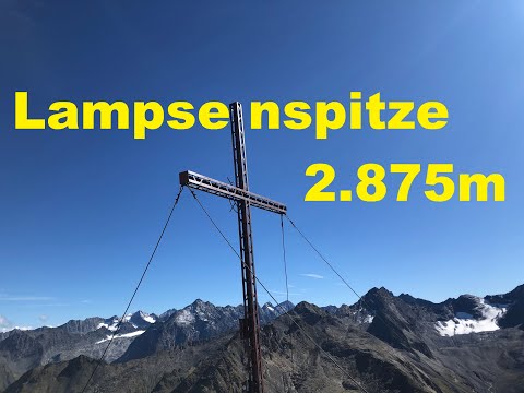 Bergtour Lampsenspitze von Praxmar aus (2.875m), MEGA Panorama!