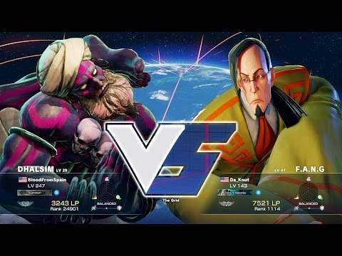 SFV - FT5 - BloodFromSpain (Dhalsim) Vs Da_Knut (F.A.N.G)