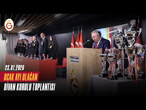 🔴 Galatasaray Spor Kulübü Divan Kurulu Ocak Ayı Olağan Toplantısı