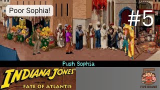 Sophia Survives a Knife Thrower! 🎯 | Indiana Jones & the Fate of Atlantis