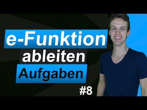 e-Funktionen ableiten - Vermischte Übungsaufgaben zu allen Regeln mit Lösungen und Erklärungen | #8