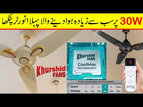 Khurshid Fans E-Force series Astro model 30W Inverter fan | CoolMos Technology
