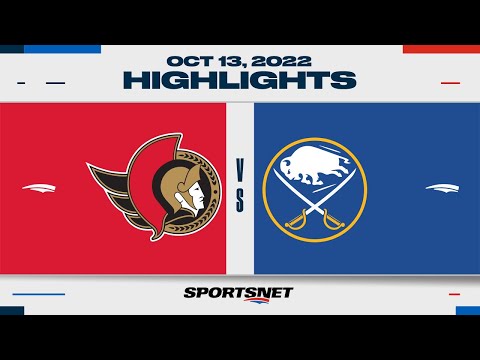 NHL Highlights | Senators vs. Sabres - October 13, 2022