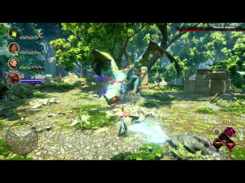 Dragon Age™ : Inquisition forest and dragon fight