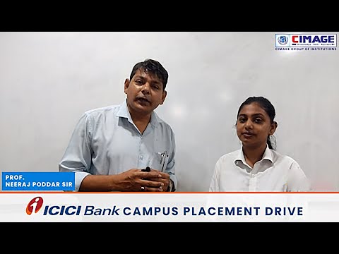 Student Feedback about ICICI Pool Campus Drive held at CIMAGE College