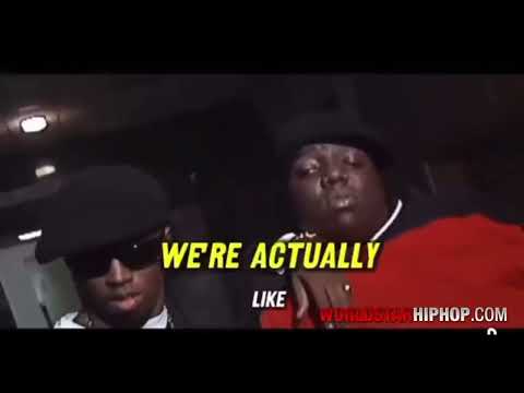 P Diddy and Biggie acting gay