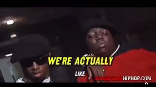 P Diddy and Biggie acting gay