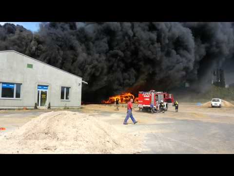 Pożar w Leśnicy Eurodom