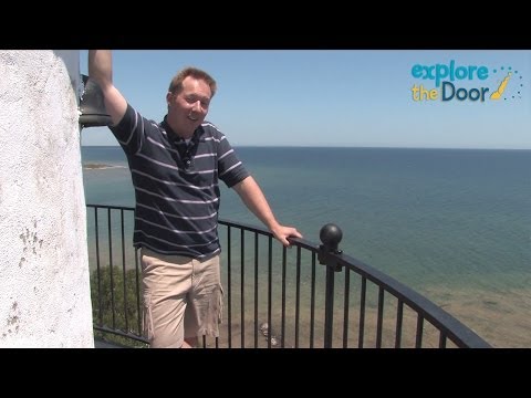 Cana Island Lighthouse tower -- Door County Wisconsin travel