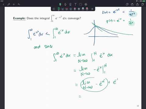 Comparison Test for Improper Integrals