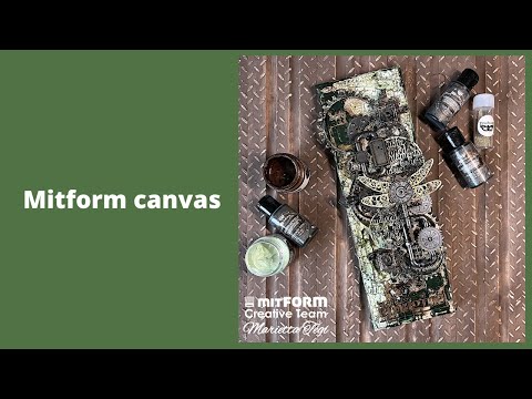 Step by step mixed media canvas tutorial - Dragonfly