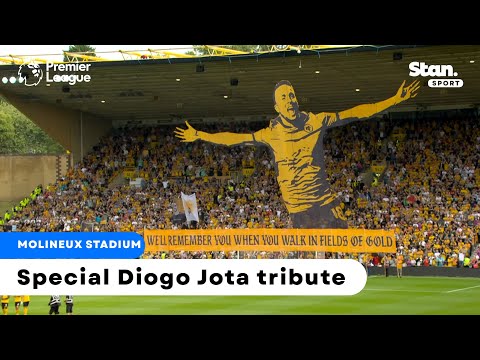 Wolves' special tribute for Diogo Jota 🕊️🧡