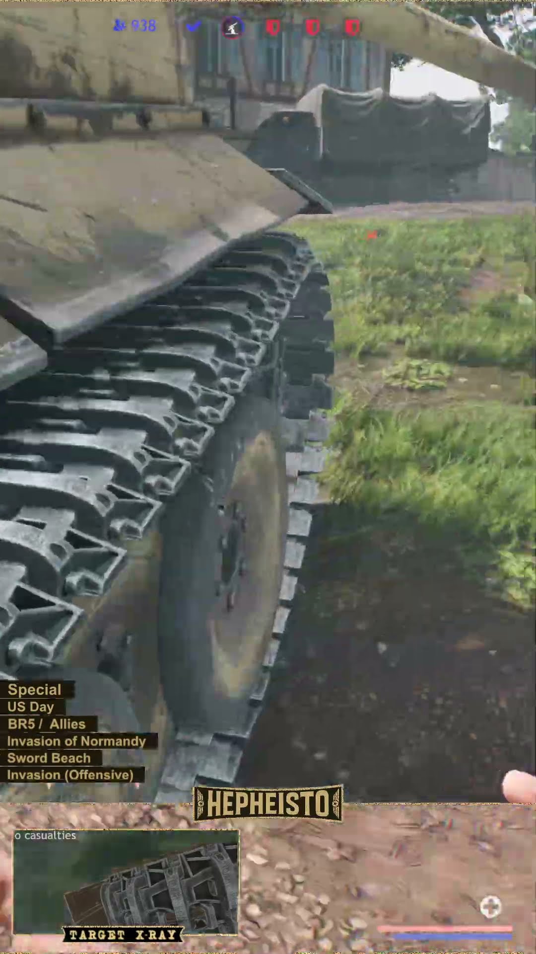 Machinegunner eliminates Panzer Tiger H1 with TNT charge