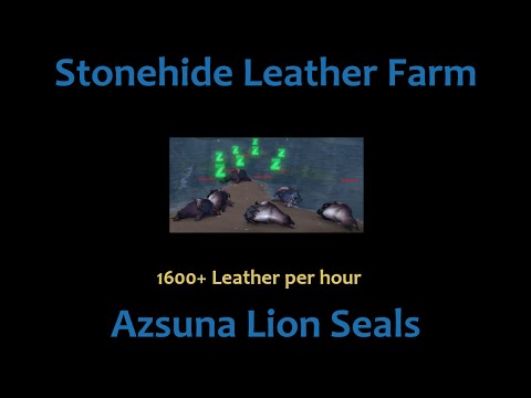 Stonehide Leather Farm 1600+ per hour Legion 7.0.3