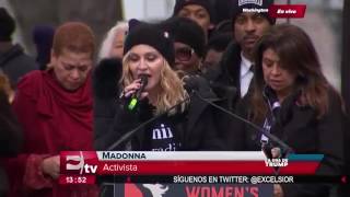 discurso de Madonna contra Donald Trump en Washington en español