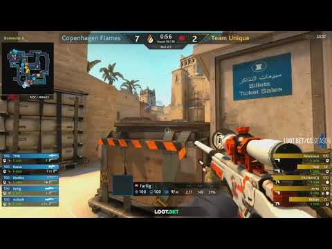 Unique vs Copenhagen Flames Highlights at LOOT.BET Season 4