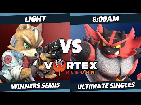 Vortex Legends 10 Winners Semis - Light (Fox) Vs. 6:00 AM (Incineroar) SSBU Ultimate Tournament