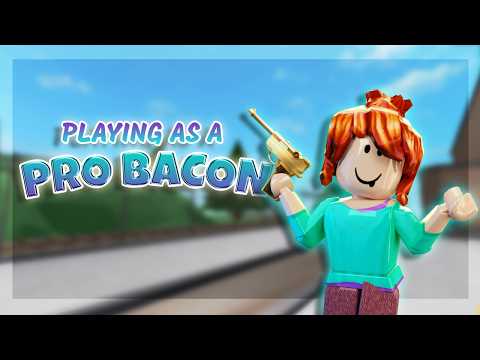 Playing MM2 as a *PRO BACON* +keyboard ASMR || Murder Mystery 2