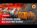 Indrukwekkend: defensie nodig bij enorme brand | Omroep Brabant