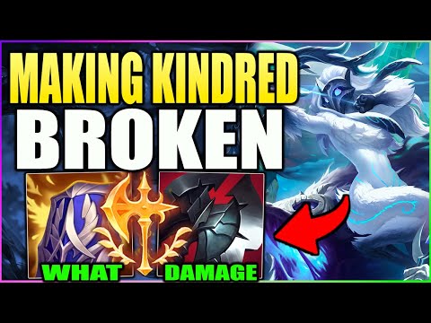 THIS IS WHY OFF TANK KINDRED IS A MENACE IN THE JUNGLE! (Become Unkillable)