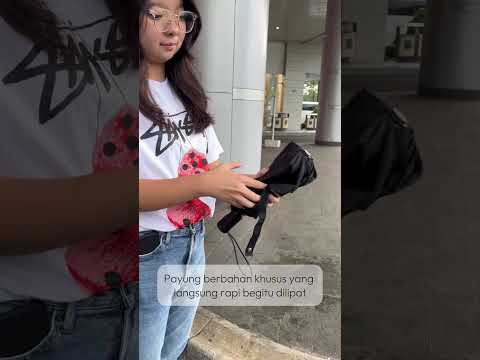Gambar Passport Payung Lipat UV 90 cm - Hitam