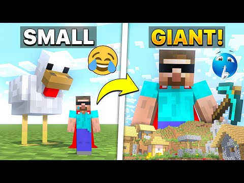 Minecraft But I Can BECOME A GIANT!