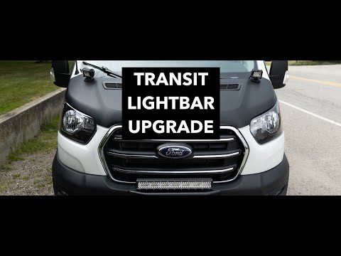 Easy and affordable lightbar upgrade to Ford Transit Campervan
