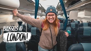 Last Minute Trip to LONDON! (Brussels, Belgium ✈️London, England)