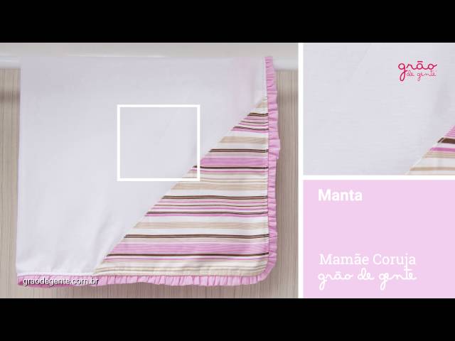 Manta Mamãe Coruja | Ref: 62573