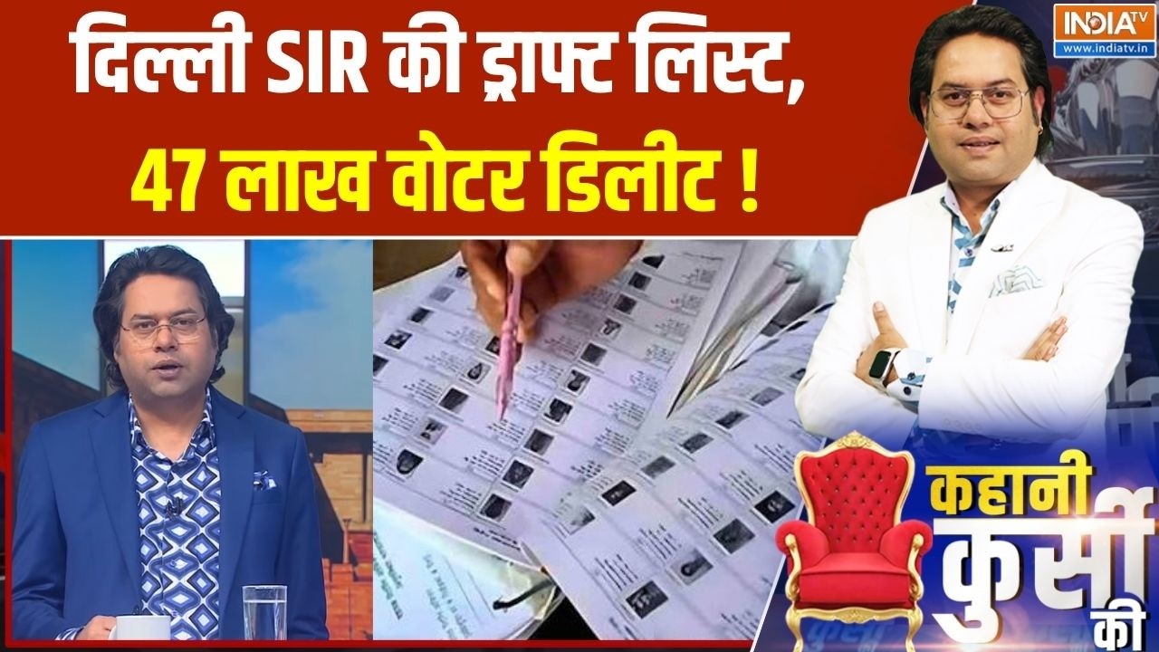 SIR Draft Voter List : दिल्ली SIR की ड्राफ्ट लिस्ट, 47 लाख वोटर डिलीट | Delh