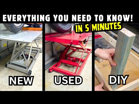 Before Getting a MOTORCYCLE LIFT TABLE!!!