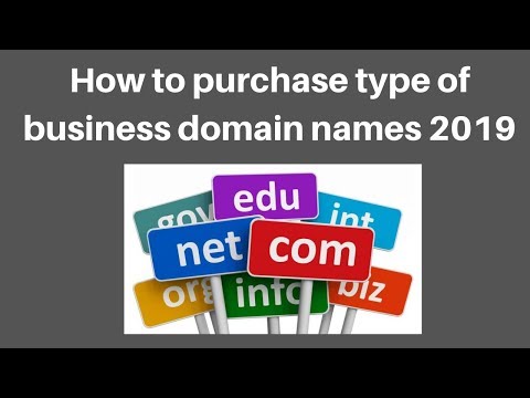How to purchase type of business domain names 2019