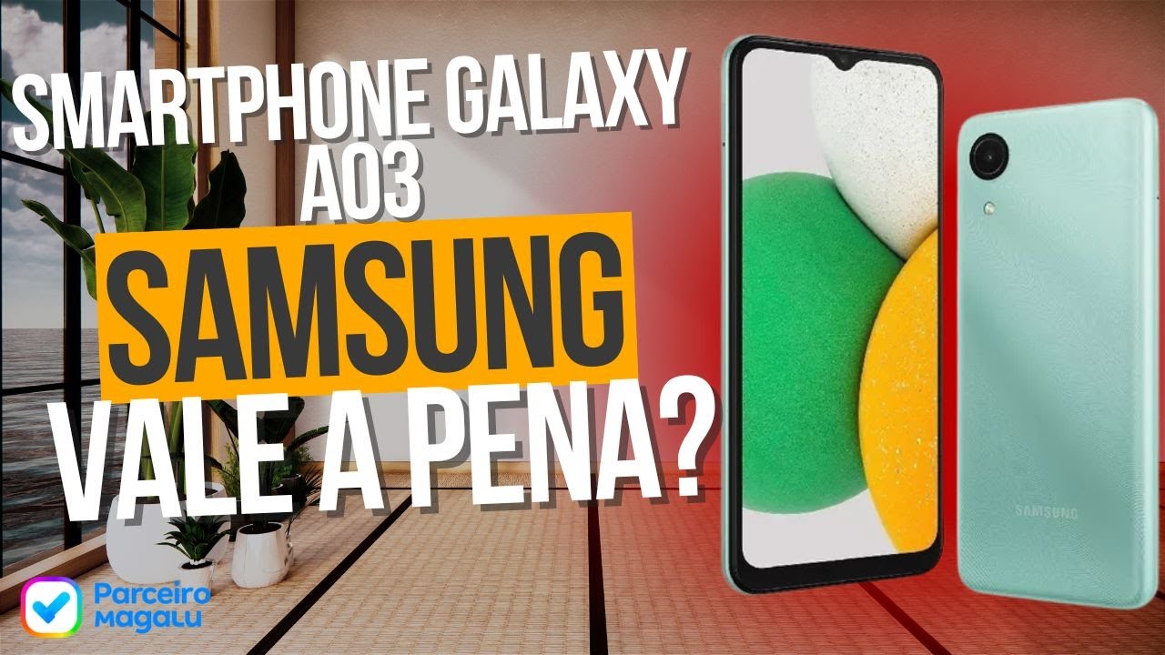 Miniatura da avaliação em vídeo de Smartphone Samsung Galaxy A03 Core 32GB 2GB RAM