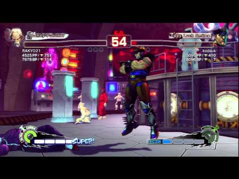 RAKY021 [Gen] Vs koda-k [M.Bison] SSF4 AE Japanese Online Ranked Matches - PSN
