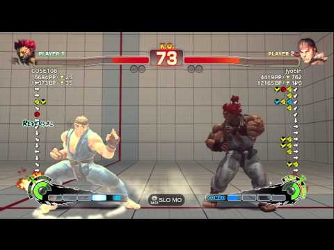 -6 (Akuma) vs jyobin (Ryu) AE2012 Ranked Match *HD*